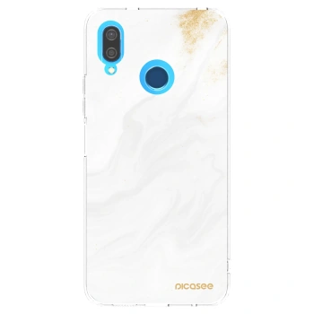Picasee silikonový průhledný obal pro Huawei P20 Lite - Bílá