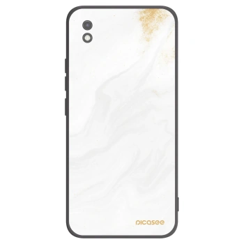 Picasee silikonový černý obal pro Xiaomi Redmi 9AT - Bílá