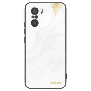 Picasee silikonový černý obal pro Xiaomi Poco F3 - Bílá