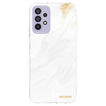 Picasee silikonový průhledný obal pro Samsung Galaxy A32 4G SM-A325F - Bílá