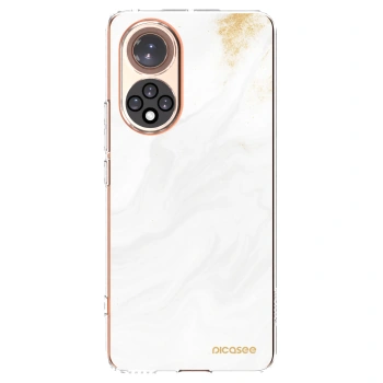 Picasee silikonový průhledný obal pro Honor 50 5G - Bílá