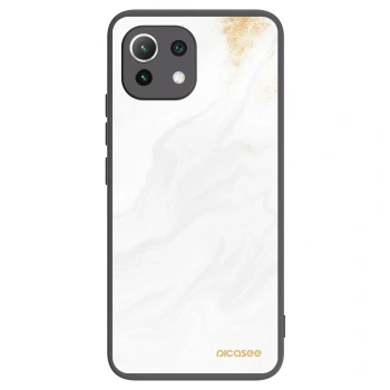 Picasee silikonový černý obal pro Xiaomi 11 Lite 5G NE - Bílá
