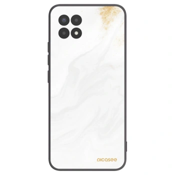 Picasee silikonový černý obal pro Realme 8i - Bílá
