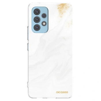 Picasee silikonový průhledný obal pro Samsung Galaxy A53 5G A536 - Bílá