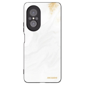 Picasee silikonový černý obal pro Huawei Nova 9 SE - Bílá