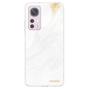 Picasee silikonový průhledný obal pro Xiaomi 12 - Bílá