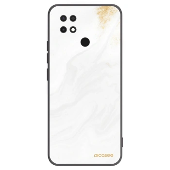 Picasee silikonový černý obal pro Xiaomi Redmi 10C - Bílá