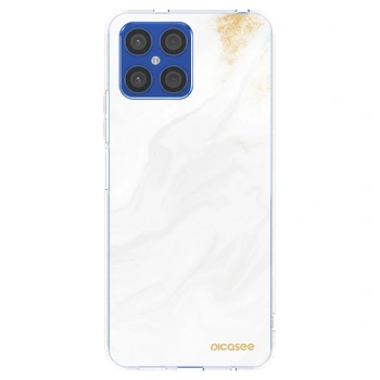 Picasee silikonový průhledný obal pro Honor X8 4G - Bílá