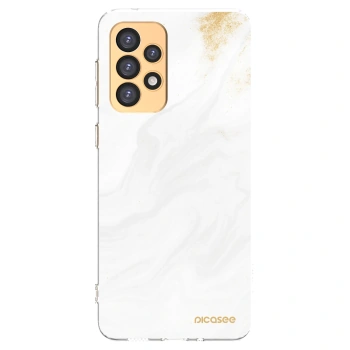 Picasee silikonový průhledný obal pro Samsung Galaxy A33 5G A336 - Bílá