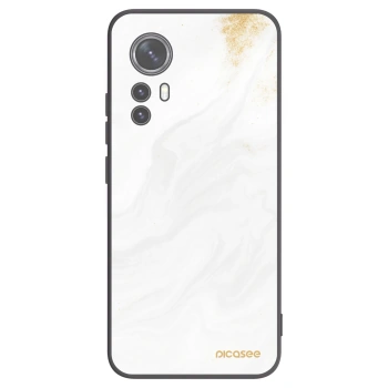 Picasee silikonový černý obal pro Xiaomi 12X - Bílá