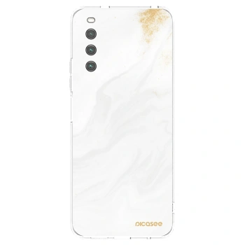 Picasee silikonový průhledný obal pro Sony Xperia 10 IV 5G - Bílá