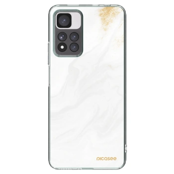 Picasee silikonový průhledný obal pro Xiaomi Redmi Note 11 Pro+ 5G - Bílá