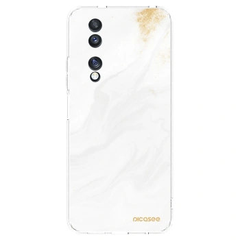 Picasee silikonový průhledný obal pro Honor 70 - Bílá