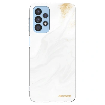 Picasee silikonový průhledný obal pro Samsung Galaxy A23 A235F 4G - Bílá
