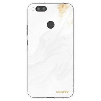 Picasee silikonový průhledný obal pro Xiaomi Redmi A1 - Bílá