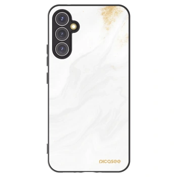 Picasee silikonový černý obal pro Samsung Galaxy A34 5G A346B - Bílá