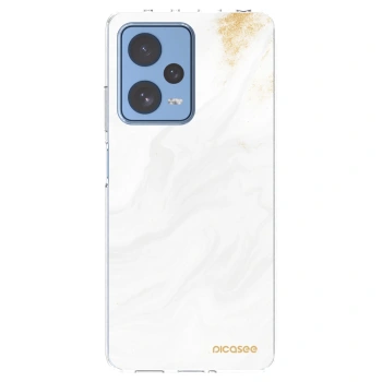 Picasee silikonový průhledný obal pro Xiaomi Redmi Note 12 Pro 5G - Bílá