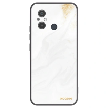 Picasee silikonový černý obal pro Xiaomi Redmi 12C - Bílá