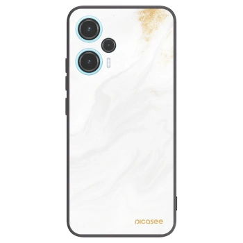 Picasee silikonový černý obal pro Xiaomi Poco F5 - Bílá