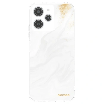 Picasee silikonový průhledný obal pro Xiaomi Redmi 12 4G - Bílá