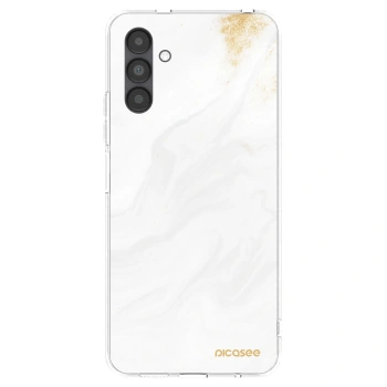 Picasee silikonový průhledný obal pro Samsung Galaxy A04s A047F - Bílá