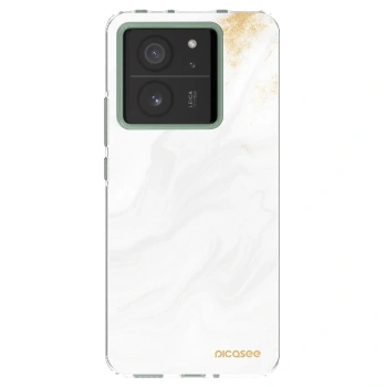Picasee silikonový průhledný obal pro Xiaomi 13T - Bílá