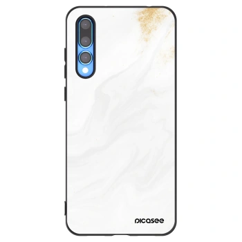 Picasee silikonový černý obal pro Huawei P20 Pro - Bílá