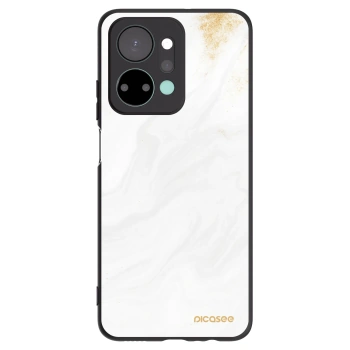 Picasee silikonový černý obal pro Honor X7a - Bílá