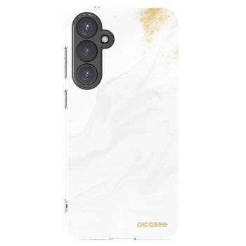 Picasee silikonový průhledný obal pro Samsung Galaxy S23 FE S711B - Bílá
