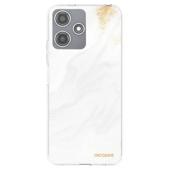 Picasee silikonový průhledný obal pro Xiaomi Redmi 12 5G - Bílá