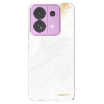Picasee silikonový průhledný obal pro Xiaomi Redmi Note 13 Pro 5G - Bílá