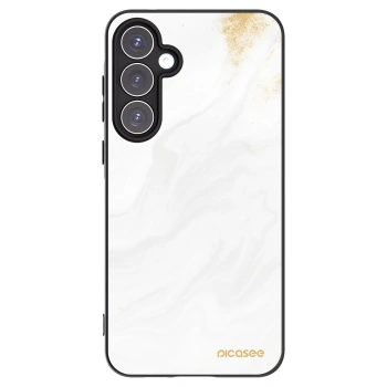 Picasee silikonový černý obal pro Samsung Galaxy A55 5G A556B - Bílá