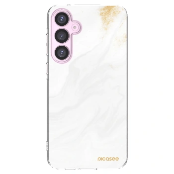 Picasee silikonový průhledný obal pro Samsung Galaxy A55 5G A556B - Bílá