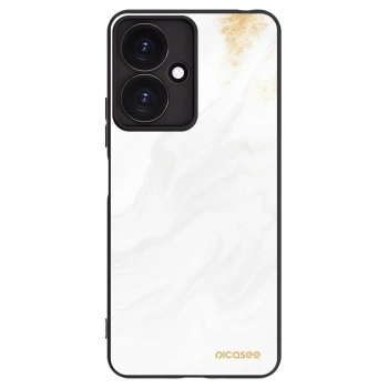 Picasee silikonový černý obal pro Xiaomi Redmi 13C 5G - Bílá