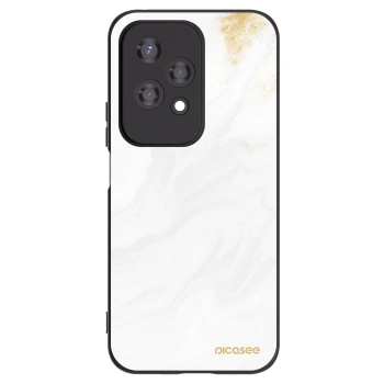 Picasee silikonový černý obal pro Honor 200 Lite - Bílá