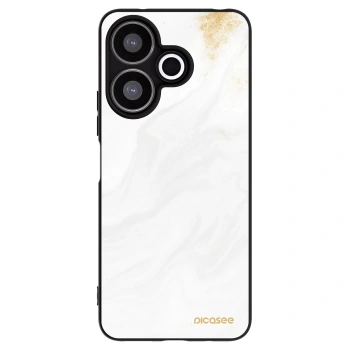 Picasee silikonový černý obal pro Xiaomi Redmi 13 4G - Bílá