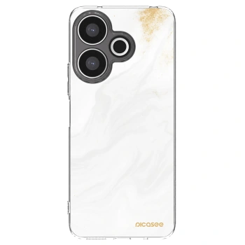 Picasee silikonový průhledný obal pro Xiaomi Redmi 13 4G - Bílá