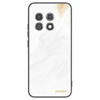 Picasee silikonový černý obal pro OnePlus 11 5G - Bílá