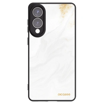 Picasee silikonový černý obal pro Samsung Galaxy S25 Edge 5G - Bílá