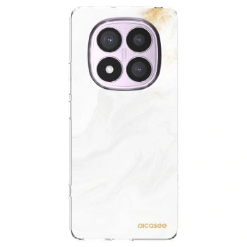 Picasee silikonový průhledný obal pro Xiaomi Redmi Note 14 Pro 4G - Bílá