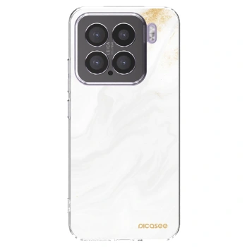 Picasee silikonový průhledný obal pro Xiaomi 15 - Bílá