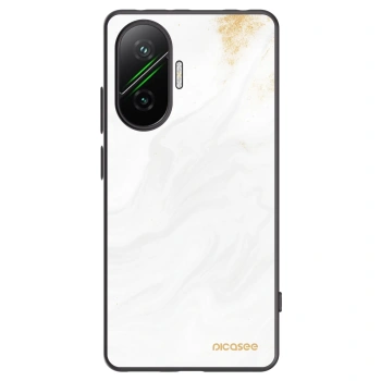 Picasee silikonový černý obal pro Xiaomi Poco F7 5G - Bílá