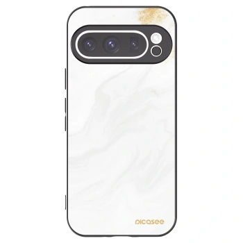 Picasee silikonový černý obal pro Google Pixel 9 Pro XL - Bílá