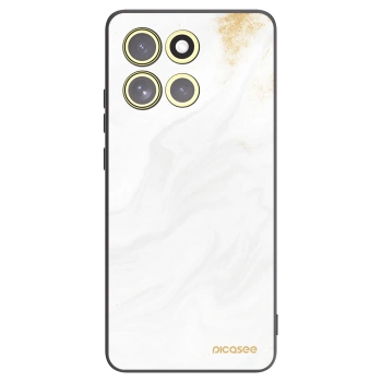 Picasee silikonový černý obal pro Motorola Moto G86 5G - Bílá
