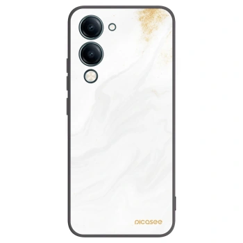 Picasee silikonový černý obal pro Vivo Y29s 5G - Bílá