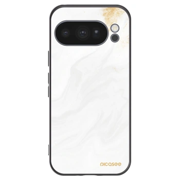 Picasee silikonový černý obal pro Google Pixel 10 Pro - Bílá