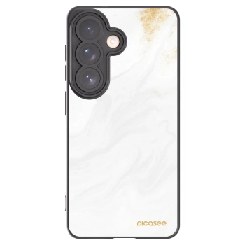 Picasee silikonový černý obal pro Samsung Galaxy S26 - Bílá
