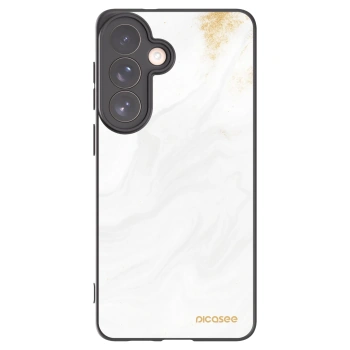 Picasee silikonový černý obal pro Samsung Galaxy S26+ - Bílá