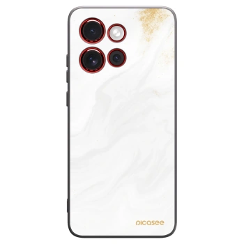 Picasee silikonový černý obal pro Motorola Edge 60 Neo 5G - Bílá