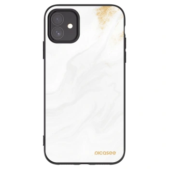 Picasee silikonový černý obal pro Apple iPhone 11 - Bílá